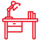 vanwest-desk-red VanWest College Desk