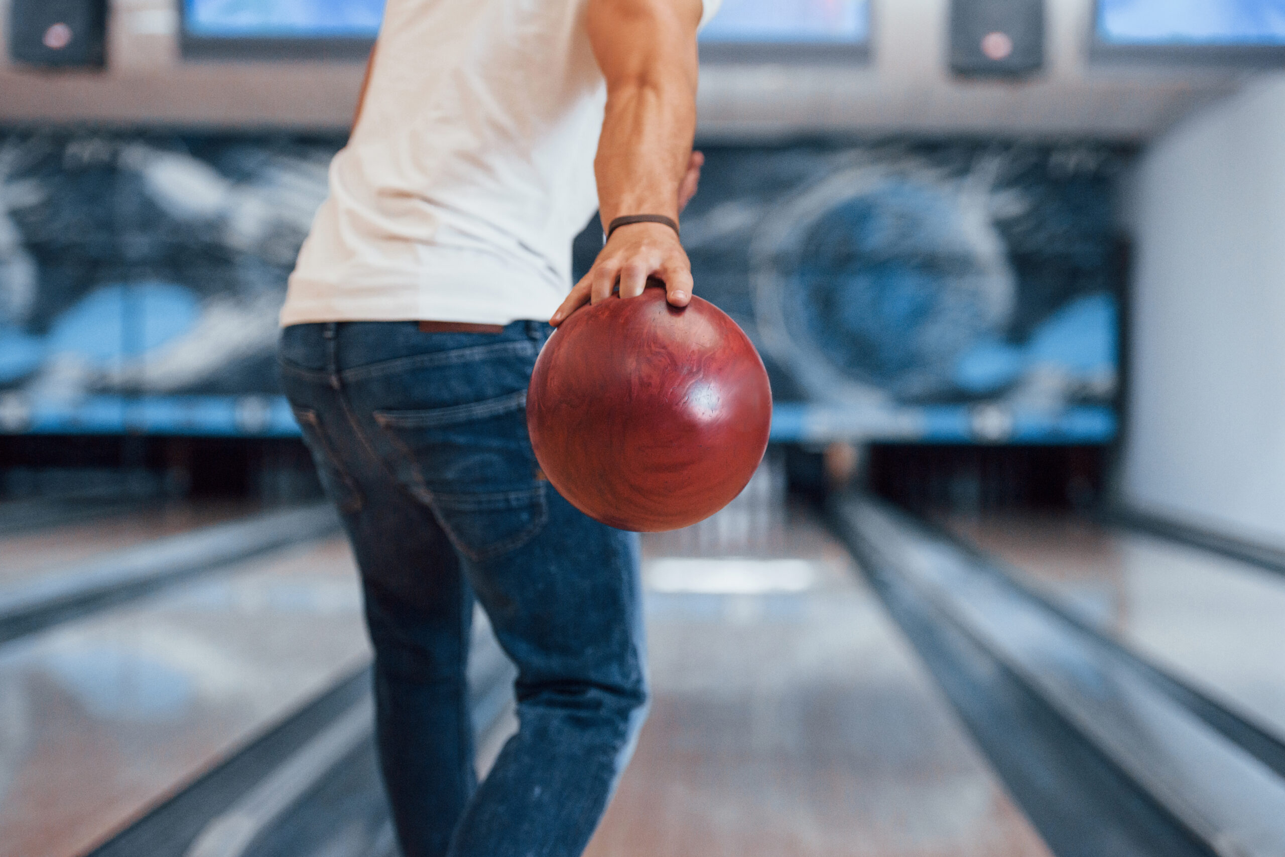 VanWest College students at a bowling student activity